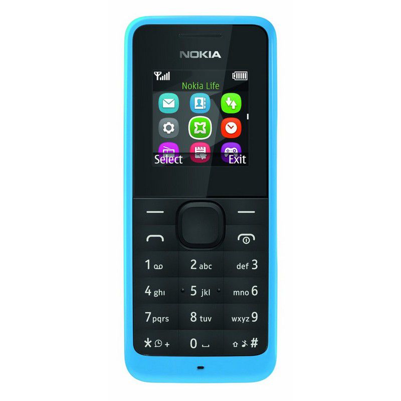 Telefono Nokia 105 Rm 1134 Cyan